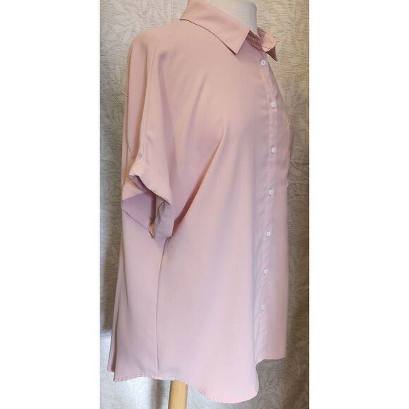 C21 Burgundy and peach floral kimono with fringe trim - Picture 3 of 15